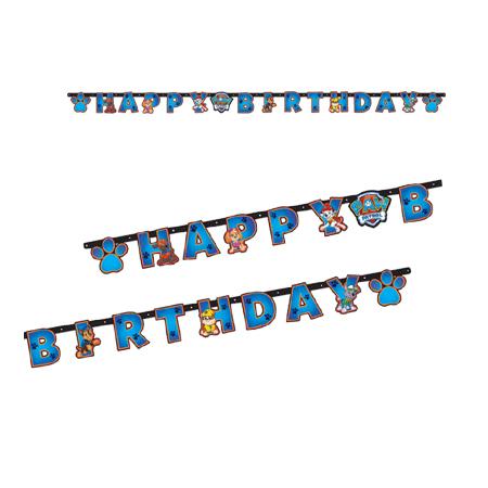 Paw Patrol Happy Birthday Girlande (1,85€/Meter)
